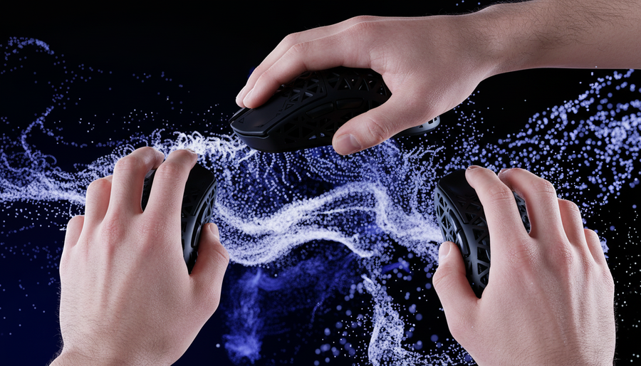 Comparing Ergonomic Shapes for Palm vs. Claw Grip Gamers