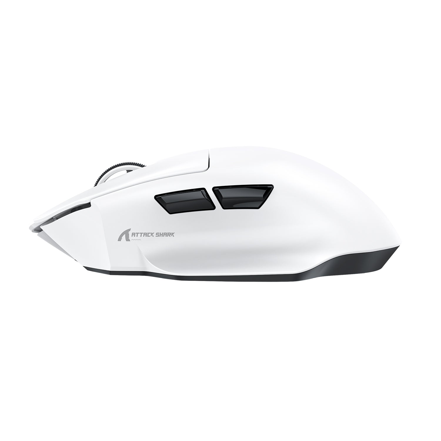 ATTACK SHARK V6 gaming mouse with RGB magnetic charging dock and wireless receiver