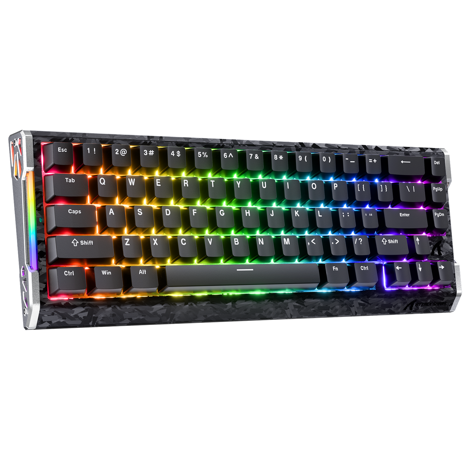 ATTACK SHARK R68 HE 카본 파이버 래피드 트리거 키보드 마그네틱 스위치