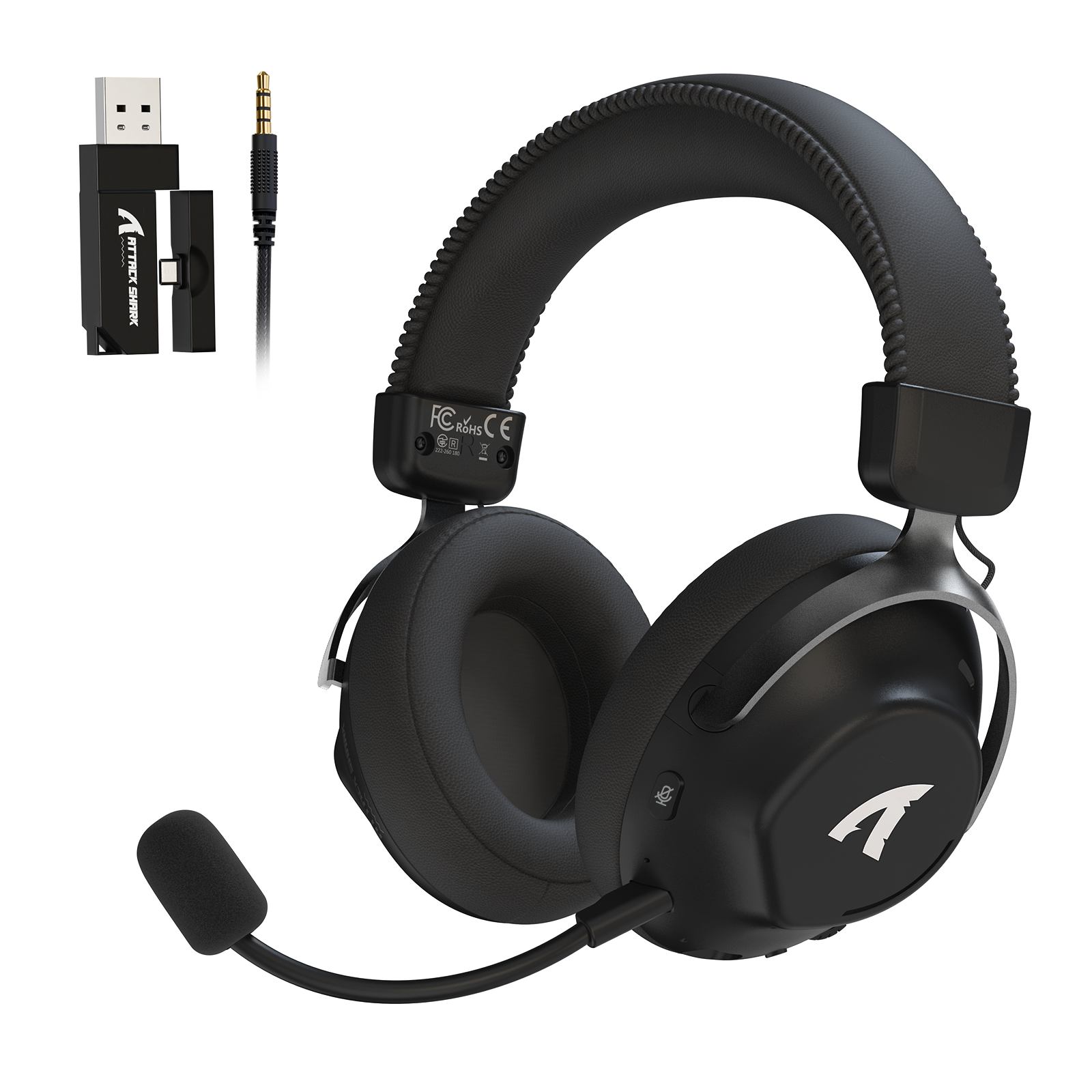 ATTACK SHARK L50 PRO 트라이모드 무선 게이밍 헤드셋