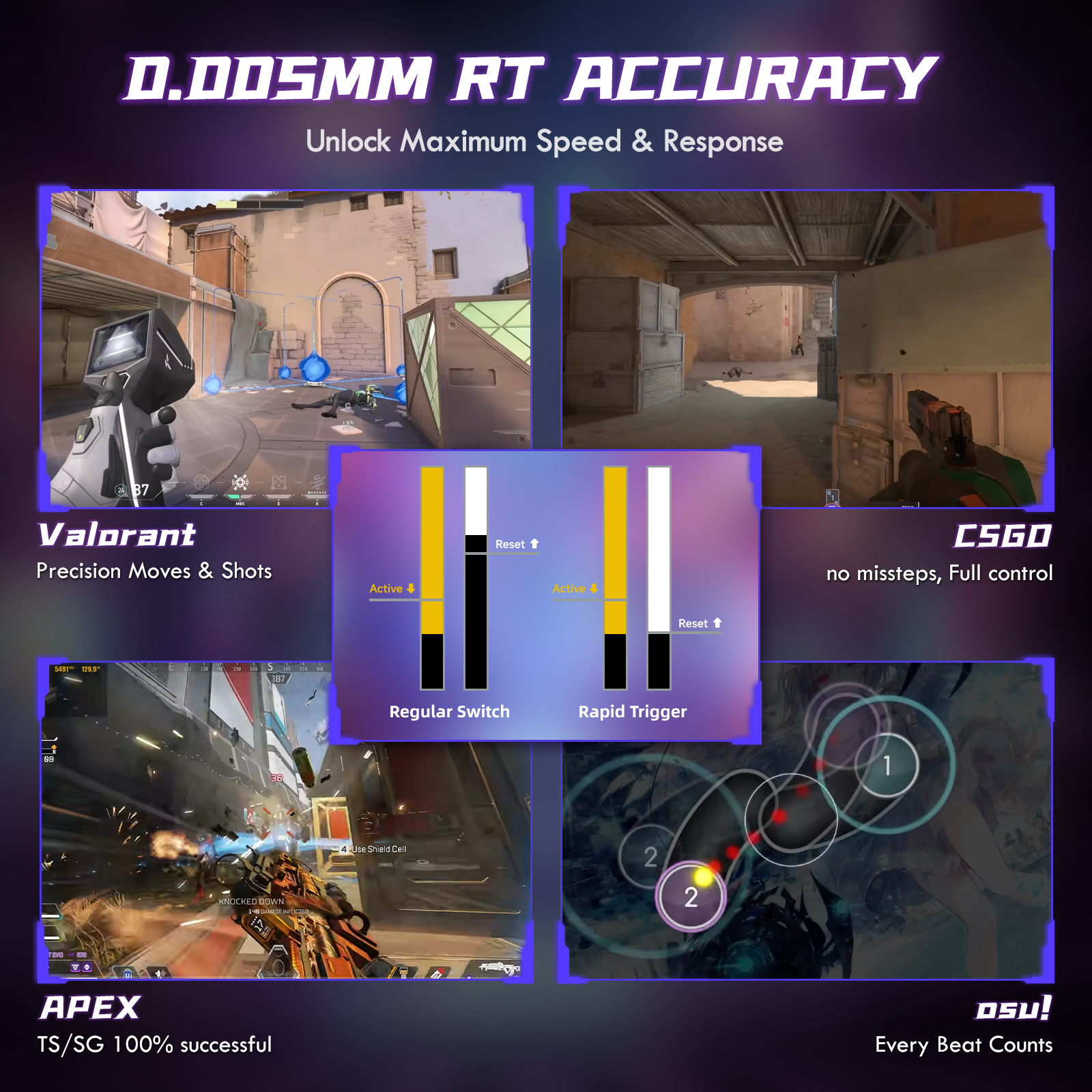 ATTACK SHARK R85 HE 래피드 트리거 키보드 맞춤형 라이트박스 자석 스위치