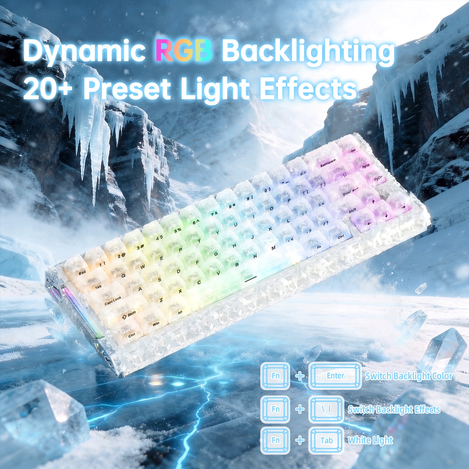 ATTACK SHARK R68 HE 카본 파이버 유선 래피드 트리거 마그네틱 스위치 키보드 C01 Ultra RGB 코일 케이블 포함