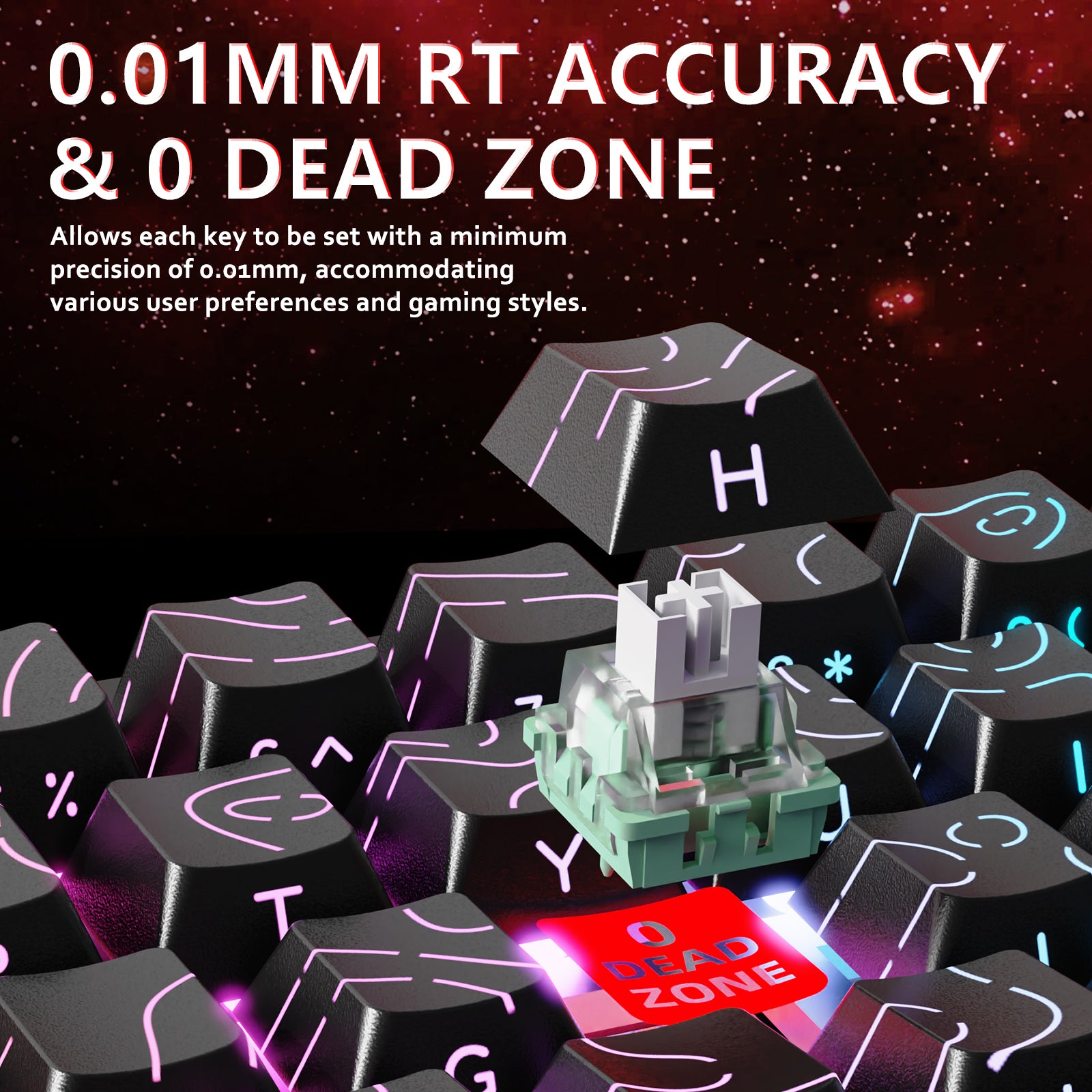 ATTACK SHARK X65 HE 마그네틱 스위치 래피드 트리거 키보드