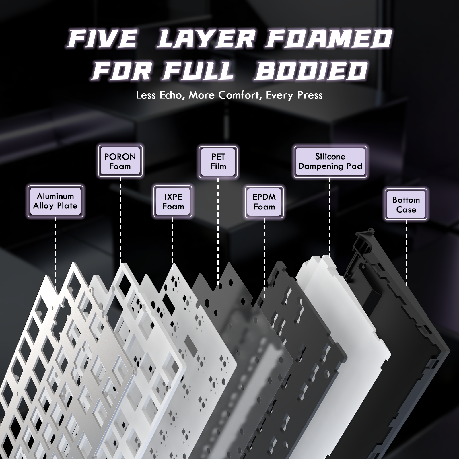 ATTACK SHARK R85 HE 래피드 트리거 키보드 맞춤형 라이트박스 자석 스위치