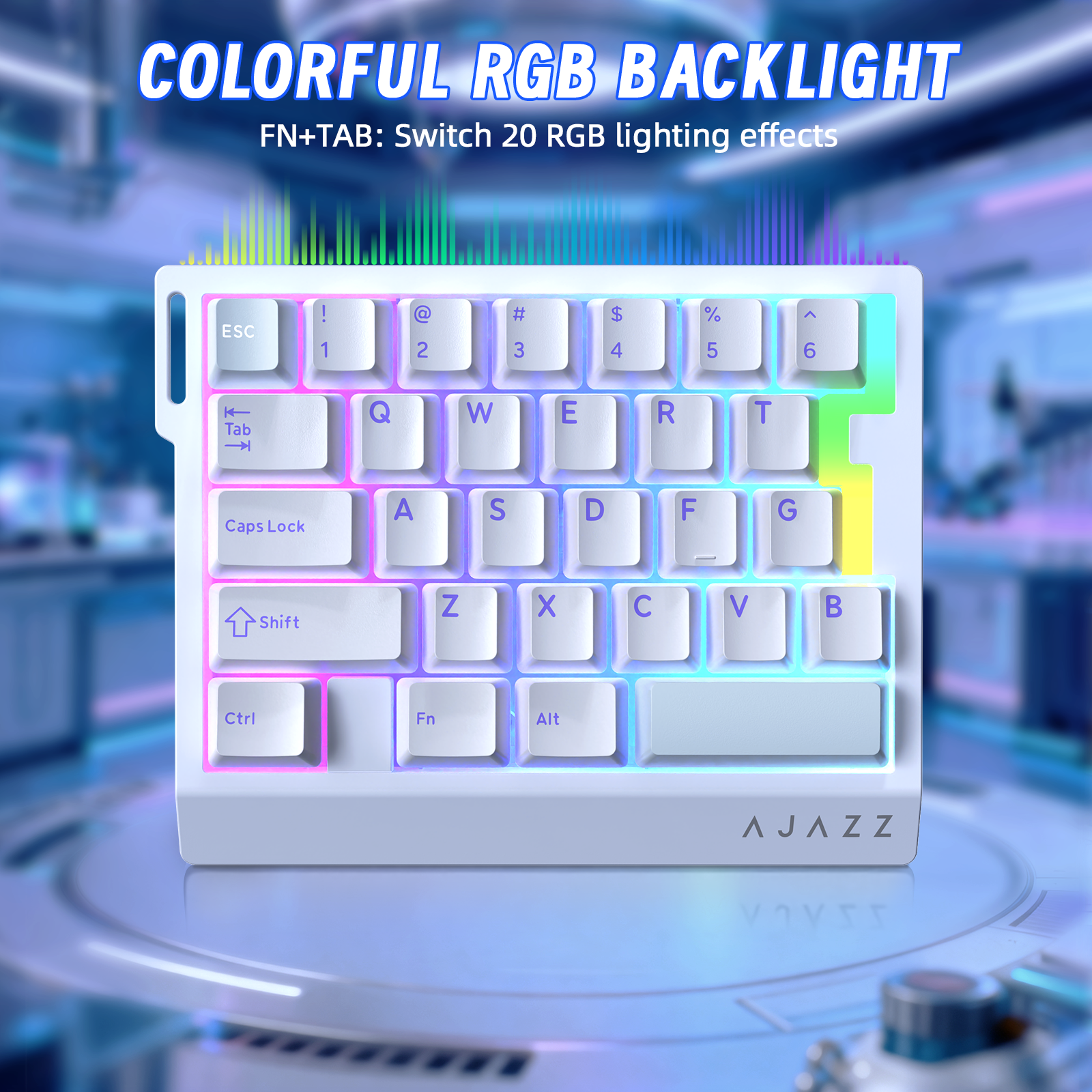 ATTACK SHARK X AJAZZ AK029 유선 한손 게이밍 키보드