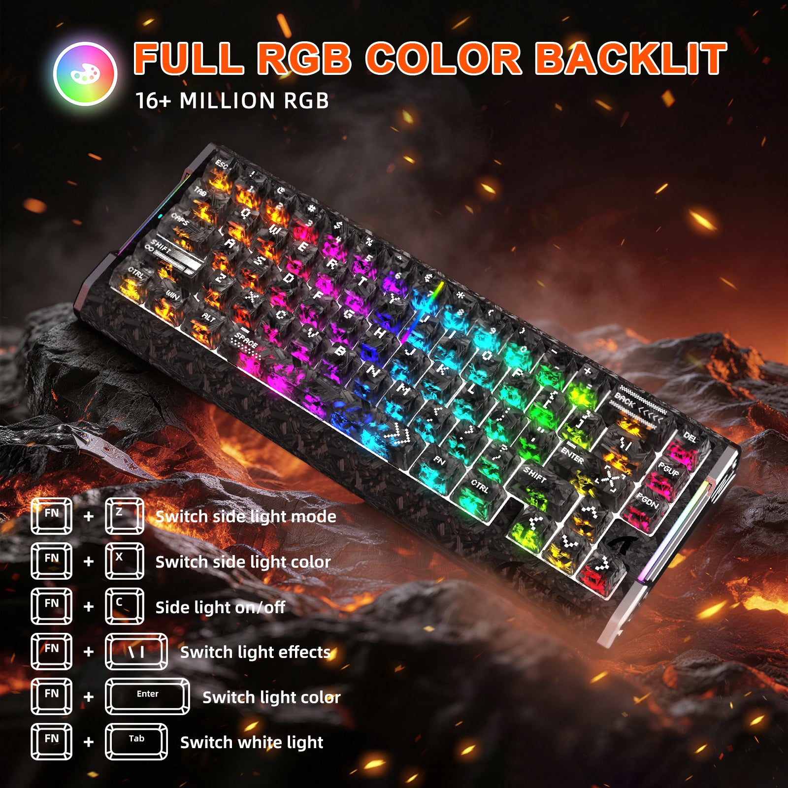ATTACK SHARK R68 HE & R5 ULTRA 카본 파이버 게이밍 번들