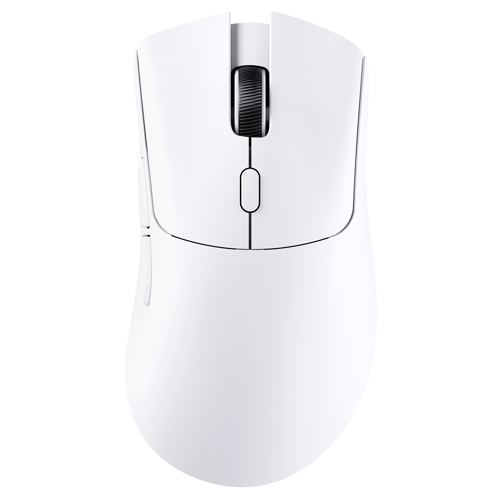 ATTACK SHARK R1 wireless gaming mouse with RGB scroll wheel and ergonomic matte black shell