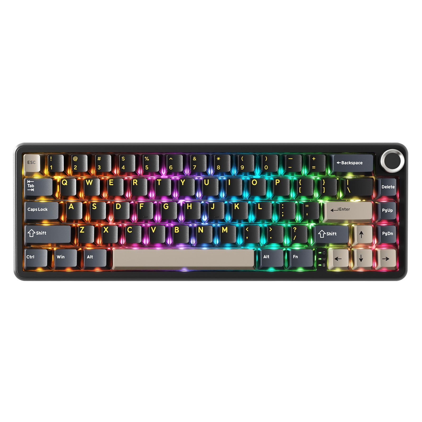 ATTACK SHARK X66 측면 인쇄 PBT 키캡 포함 무선 기계식 키보드