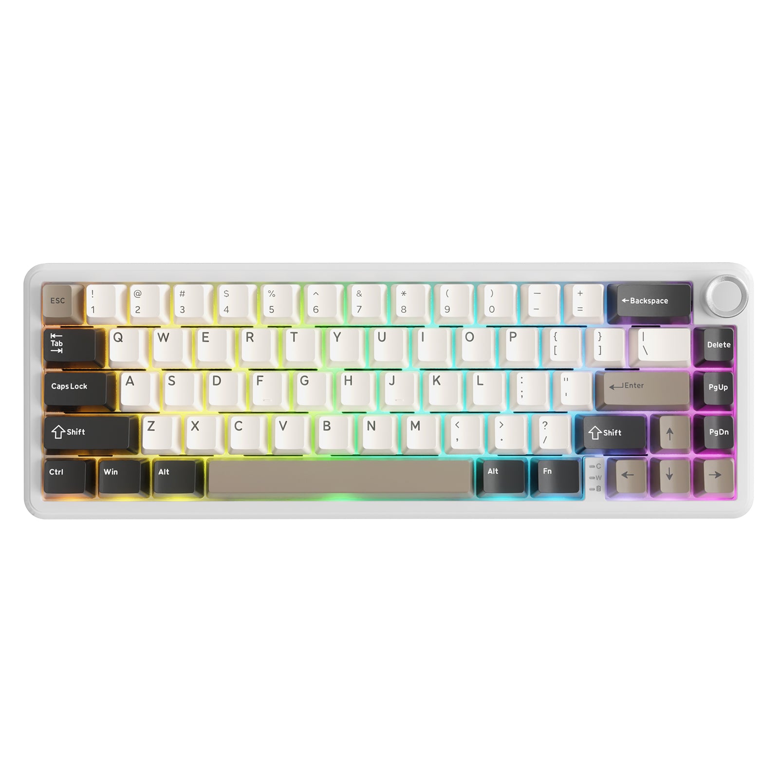 ATTACK SHARK X66 측면 인쇄 PBT 키캡 포함 무선 기계식 키보드