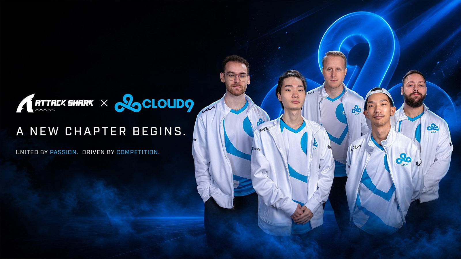 ATTACK SHARK, Cloud9 키아 리그 오브 레전드 팀과 전략적 파트너십 발표