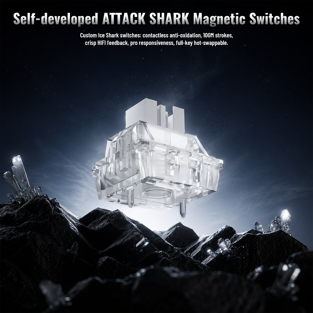 ATTACK SHARK R98 HE 카본 파이버 유선 빠른 트리거 마그네틱 스위치 키보드 C01 Ultra RGB 코일 케이블 포함