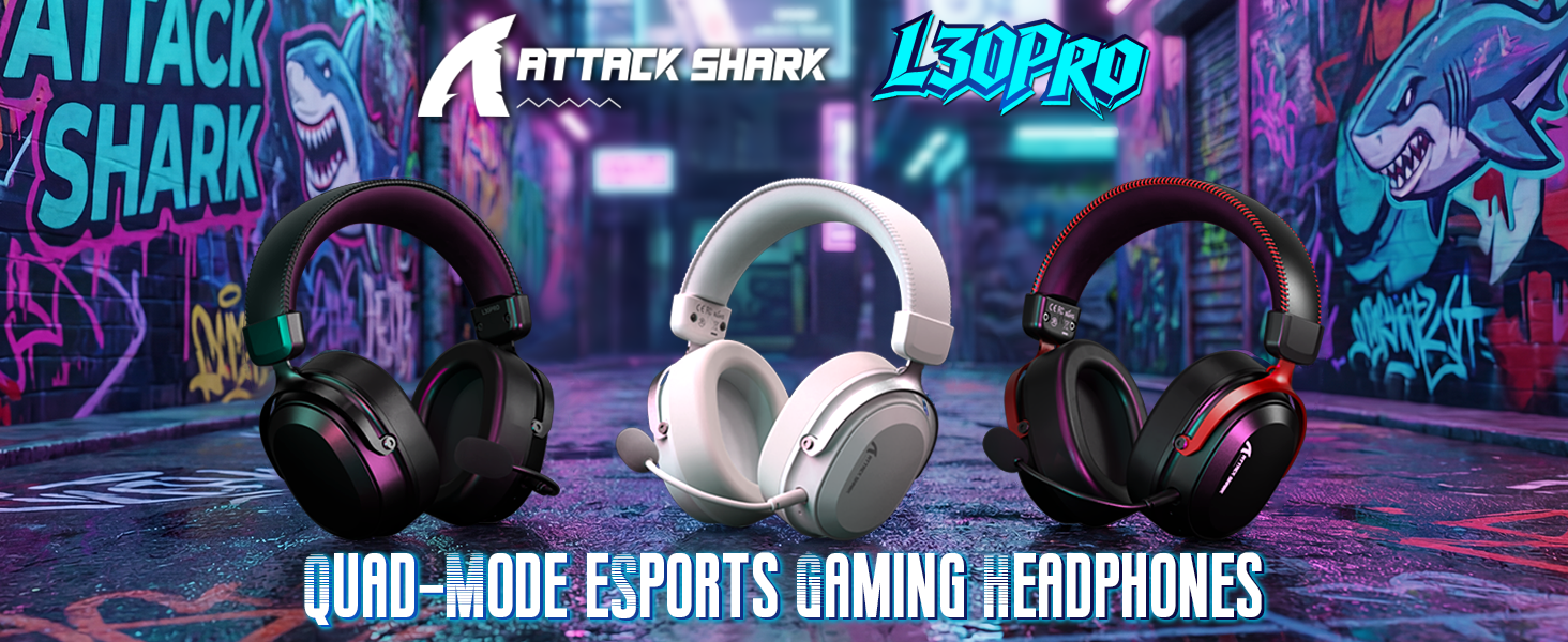 ATTACK SHARK L30PRO 무선 게이밍 헤드셋