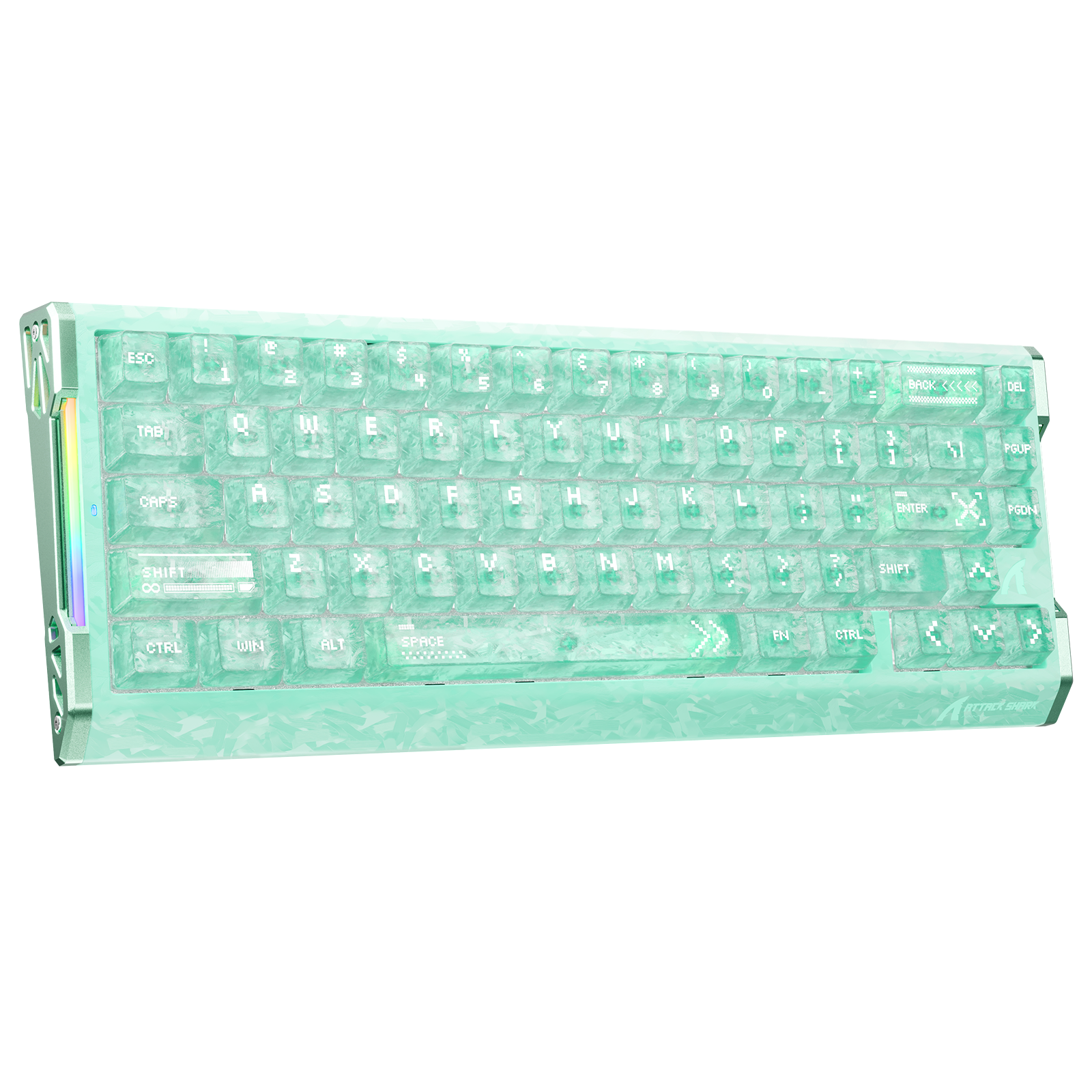 ATTACK SHARK R68 HE 카본 파이버 래피드 트리거 키보드 마그네틱 스위치