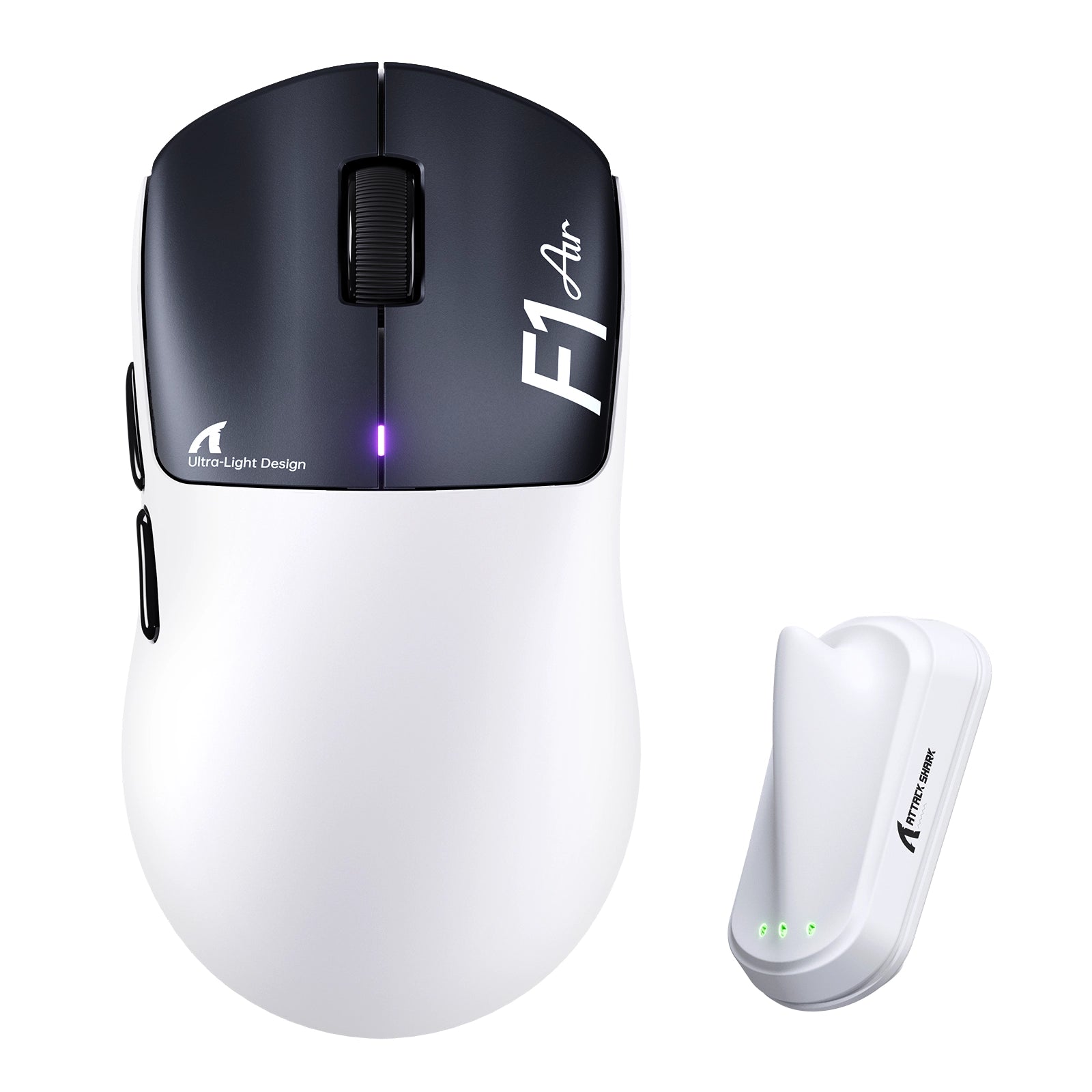 사전 주문: ATTACK SHARK F1 AIR 39g 무선 PAW3955MAX 게이밍 마우스