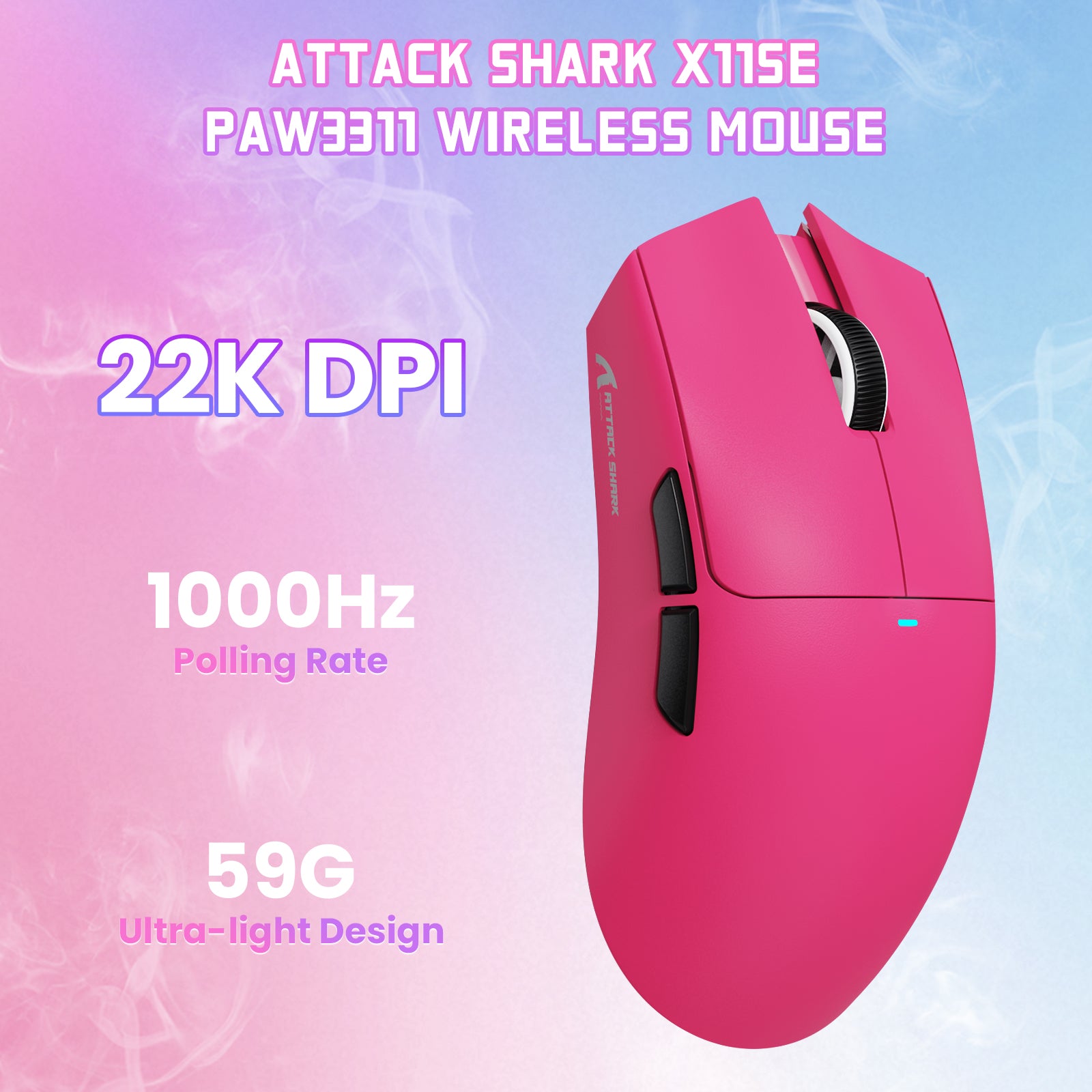 ATTACK SHARK X11SE 무선 게이밍 마우스
