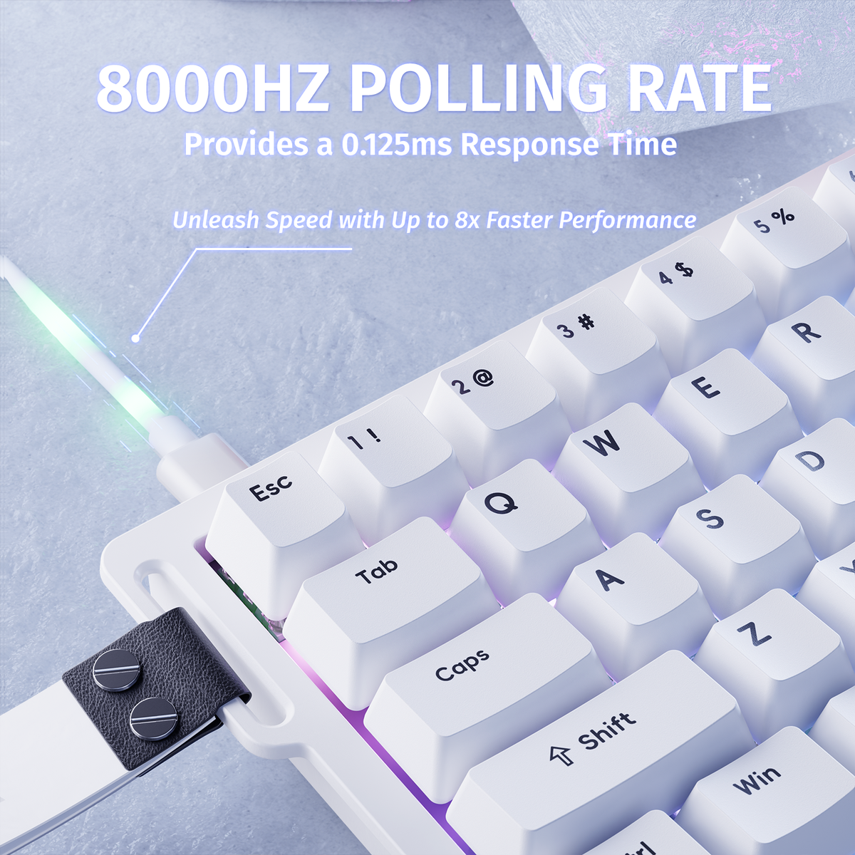 ATTACK SHARK X68 HE 빠른 트리거 키보드 마그네틱 스위치