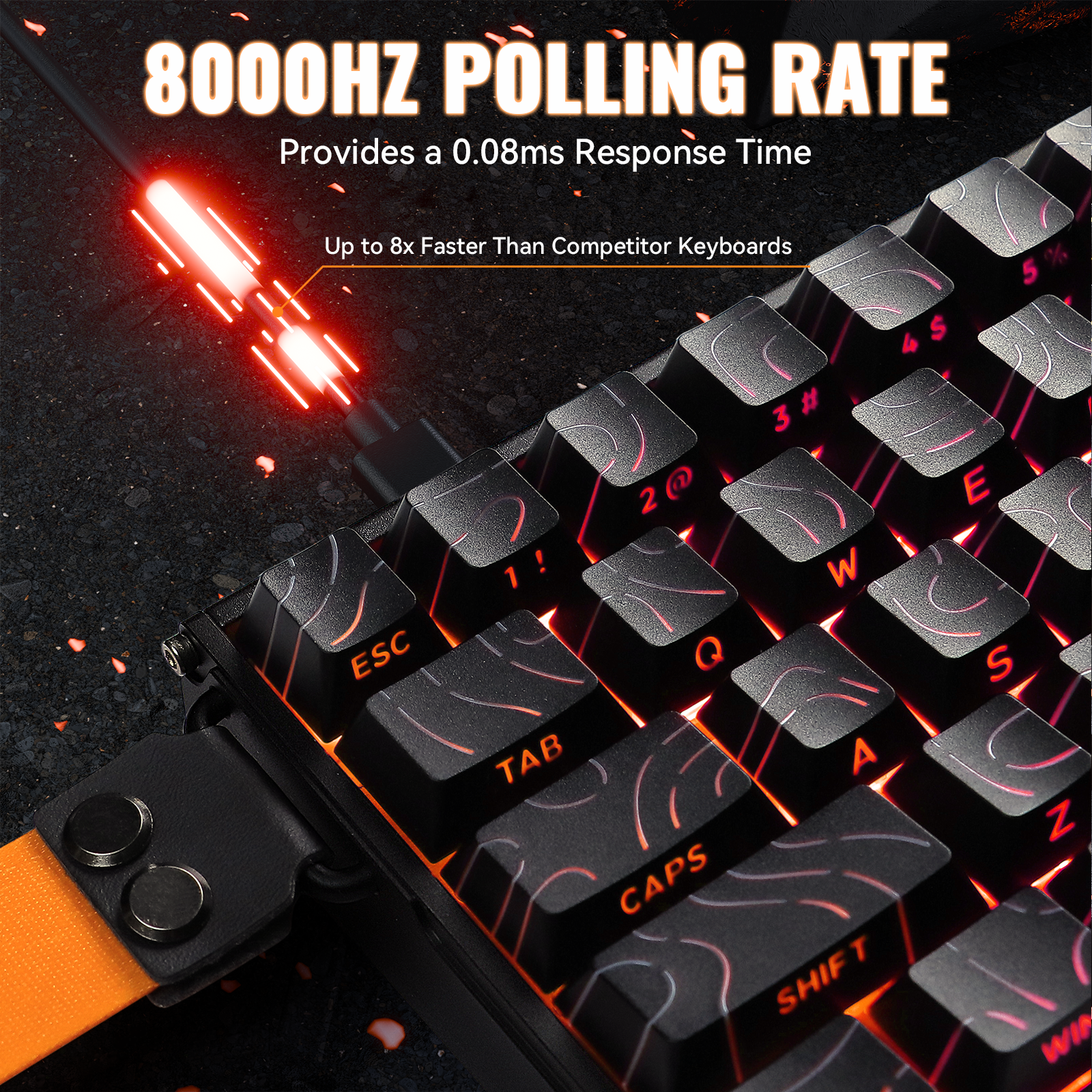 ATTACK SHARK X68MAX HE 래피드 트리거 알루미늄 키보드 마그네틱 스위치