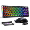 ATTACK SHARK R68 HE & X11 ULTRA 카본 파이버 게이밍 번들 C01 ULTRA 코일 케이블 포함