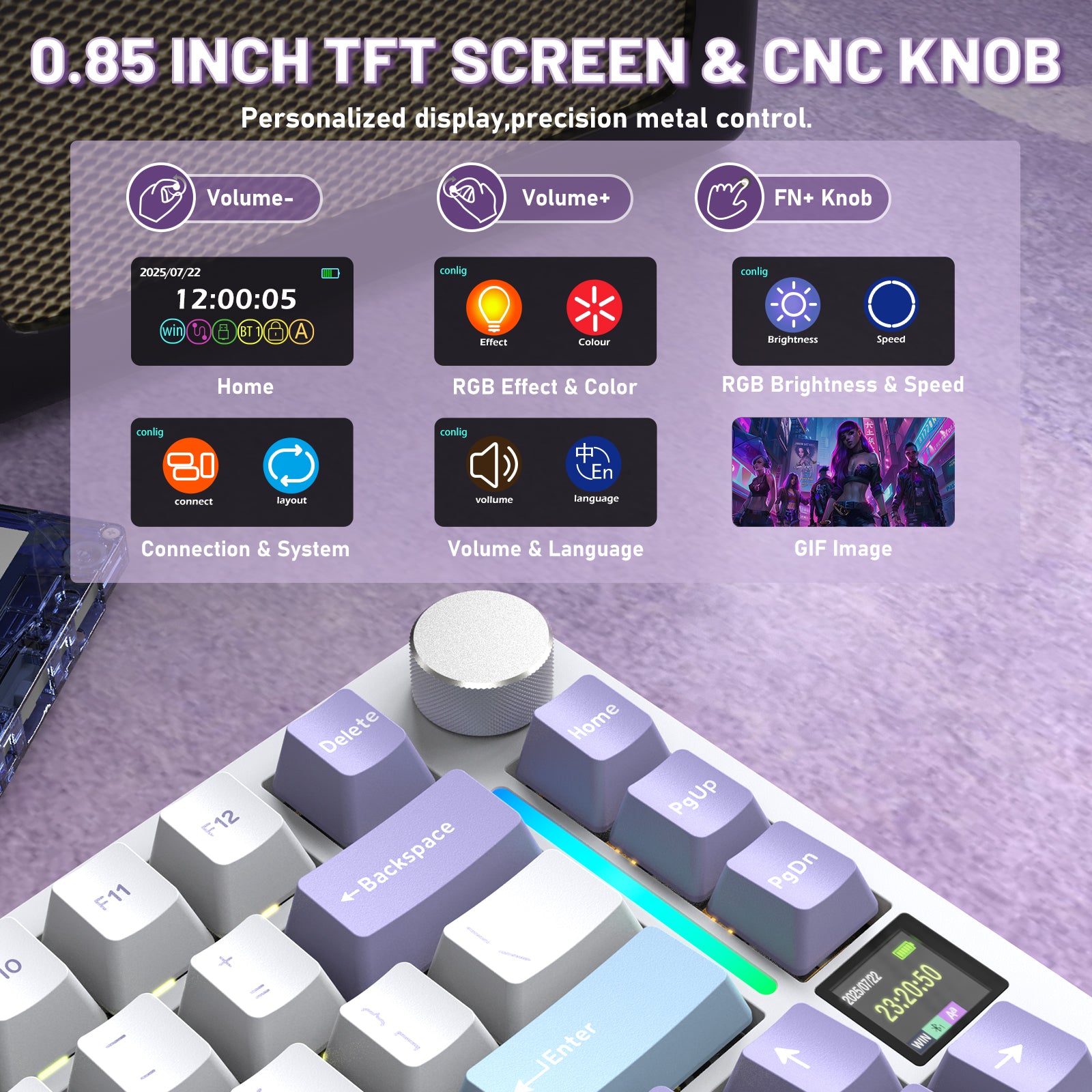 ATTACK SHARK X820ULTRA 기계식 키보드 C01ULTRA 코일 케이블 포함