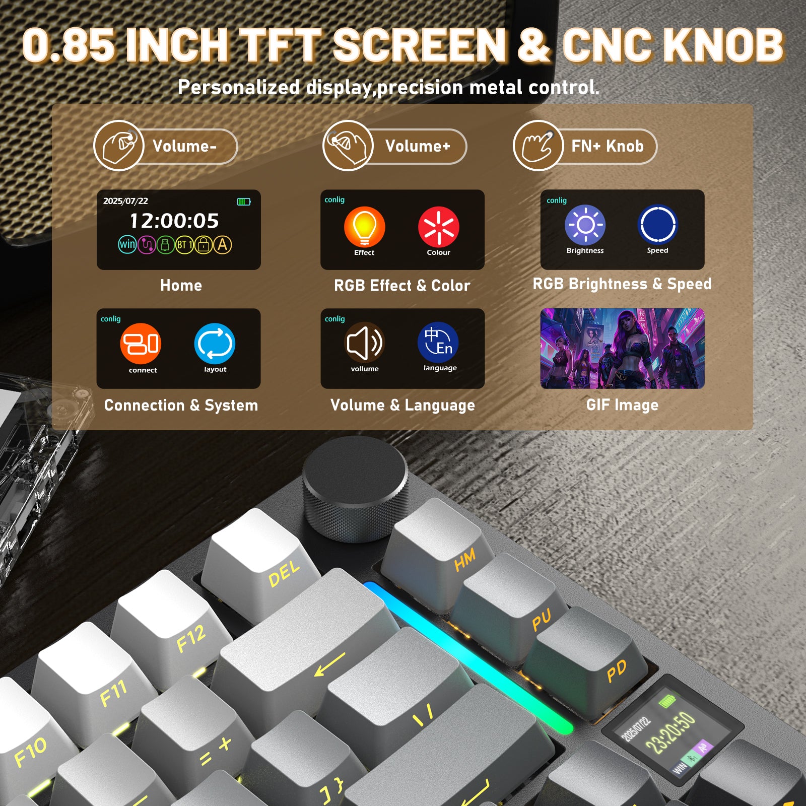 ATTACK SHARK X820ULTRA 기계식 키보드 C01ULTRA 코일 케이블 포함