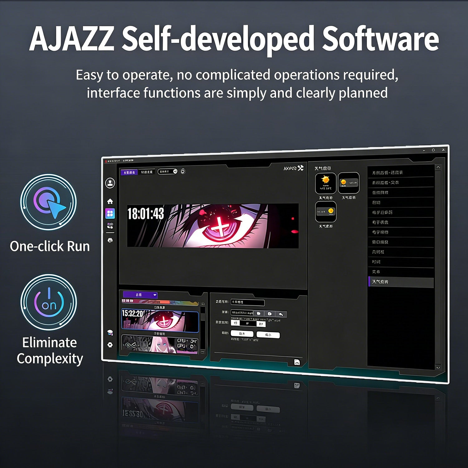 ATTACK SHARK x AJAZZ 9.2인치 IPS LCD 모니터