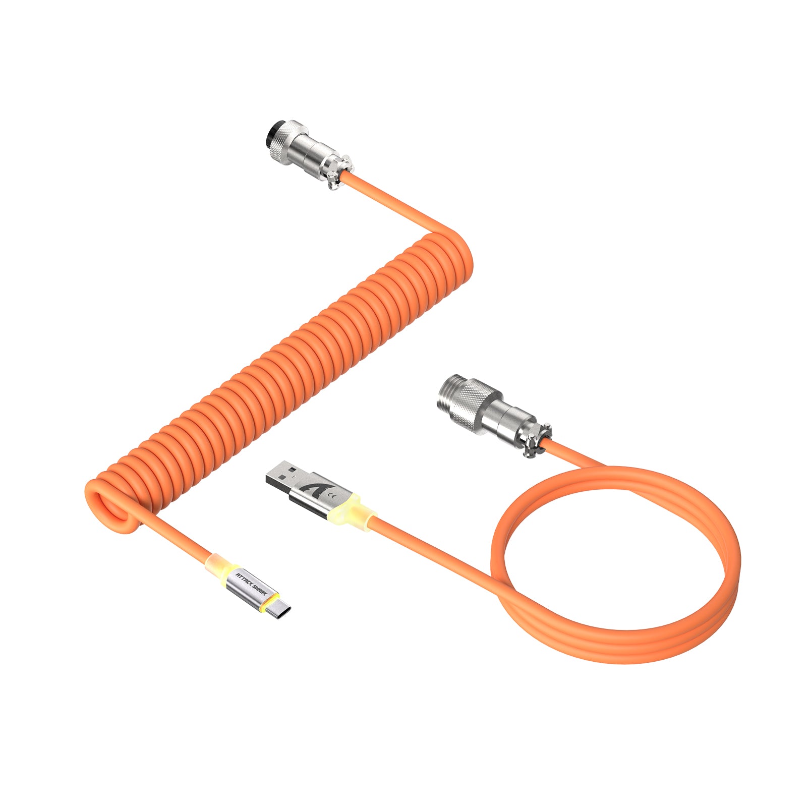 ATTACK SHARK C01Ultra 8KHz 마그네틱 키보드용 맞춤형 에비에이터 케이블