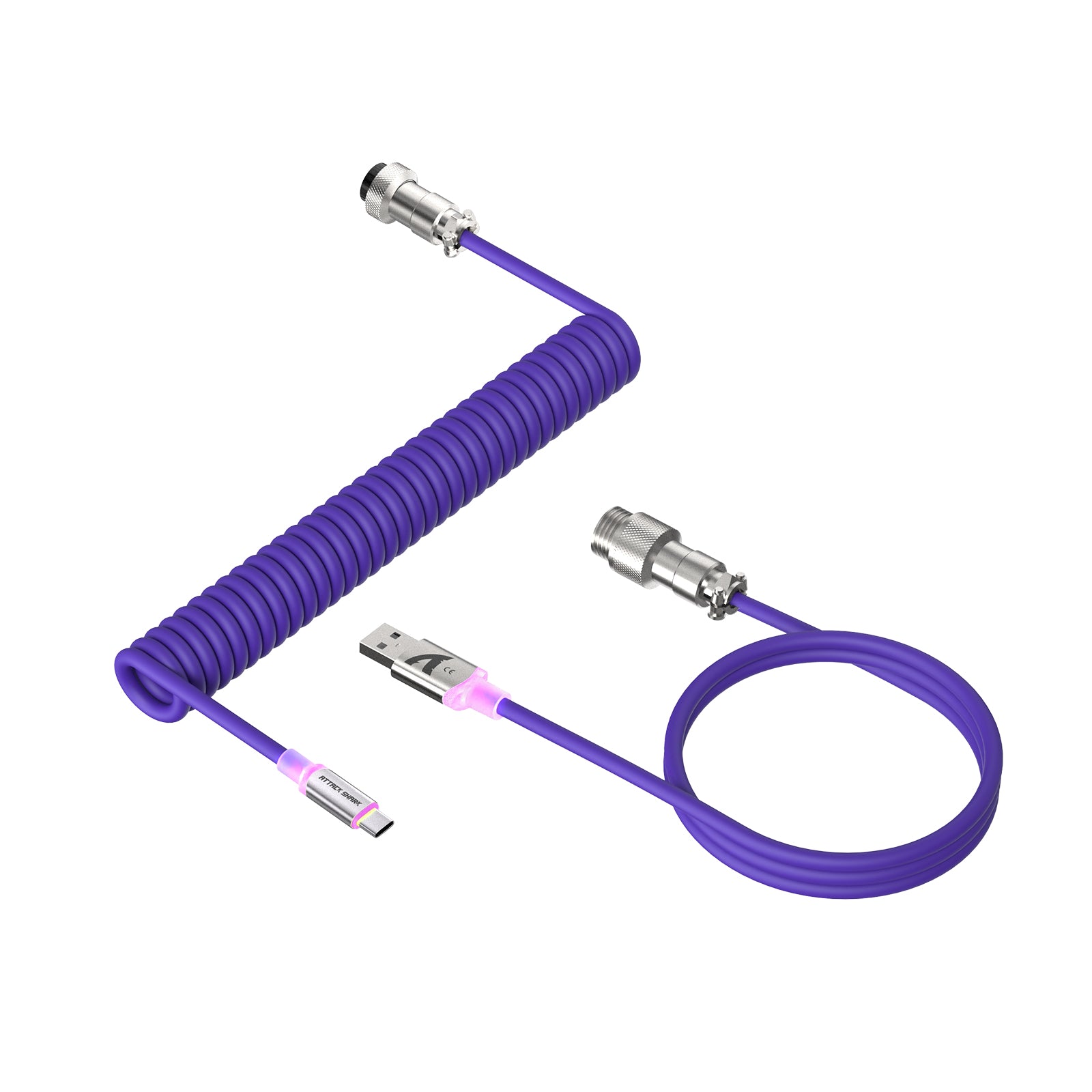 ATTACK SHARK C01Ultra 8KHz 마그네틱 키보드용 맞춤형 에비에이터 케이블