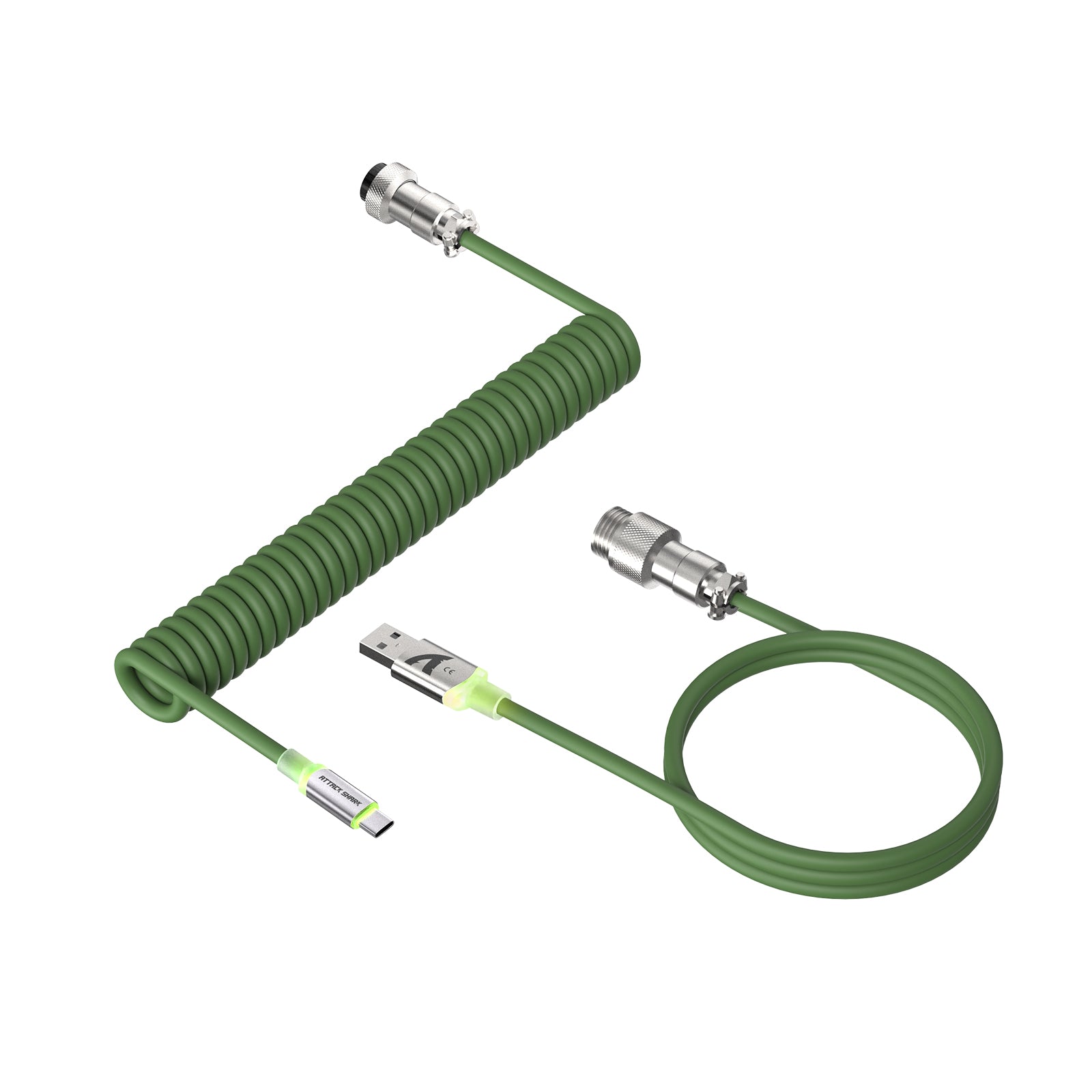 ATTACK SHARK C01Ultra 8KHz 마그네틱 키보드용 맞춤형 에비에이터 케이블