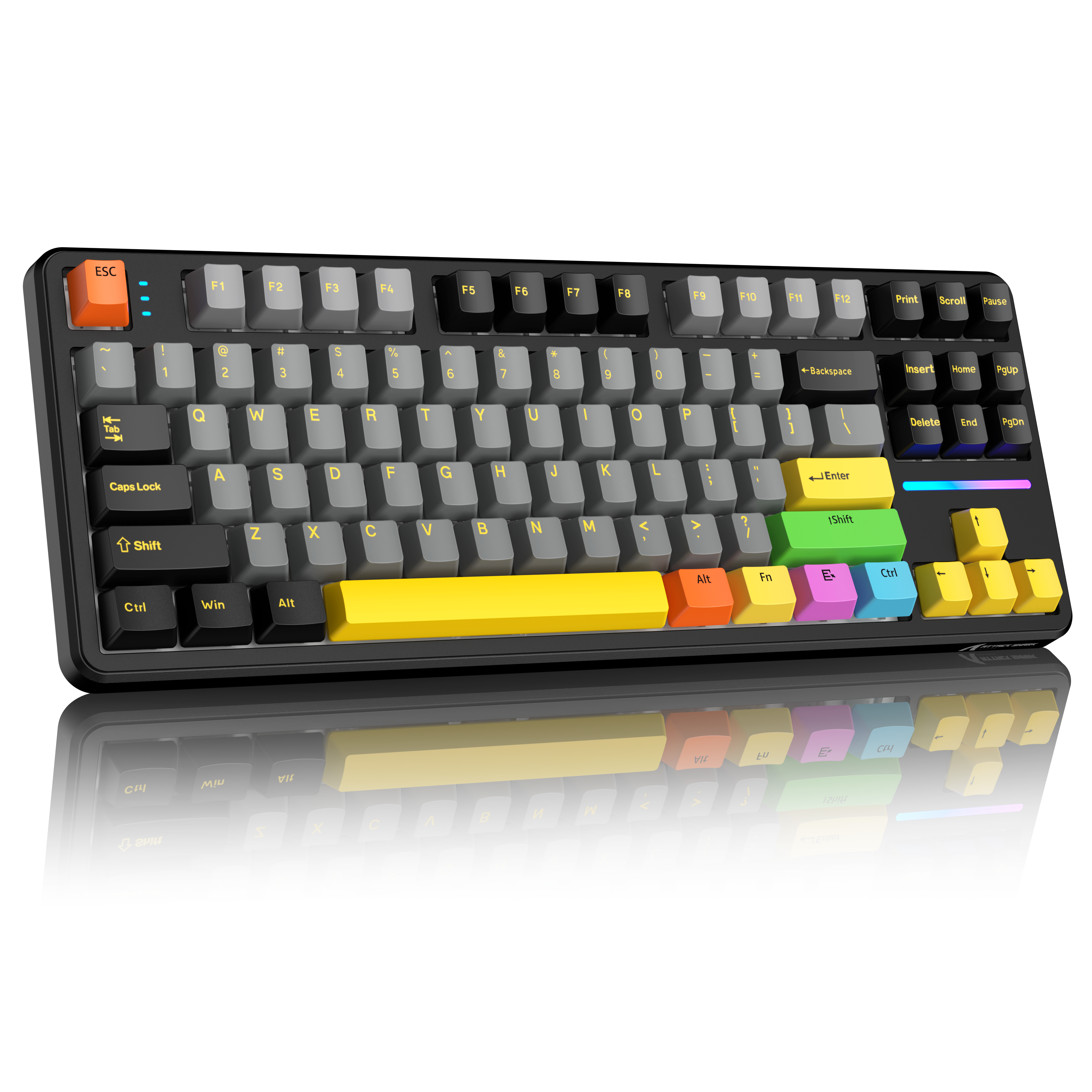 ATTACK SHARK X87 트라이모드 개스킷 기계식 키보드