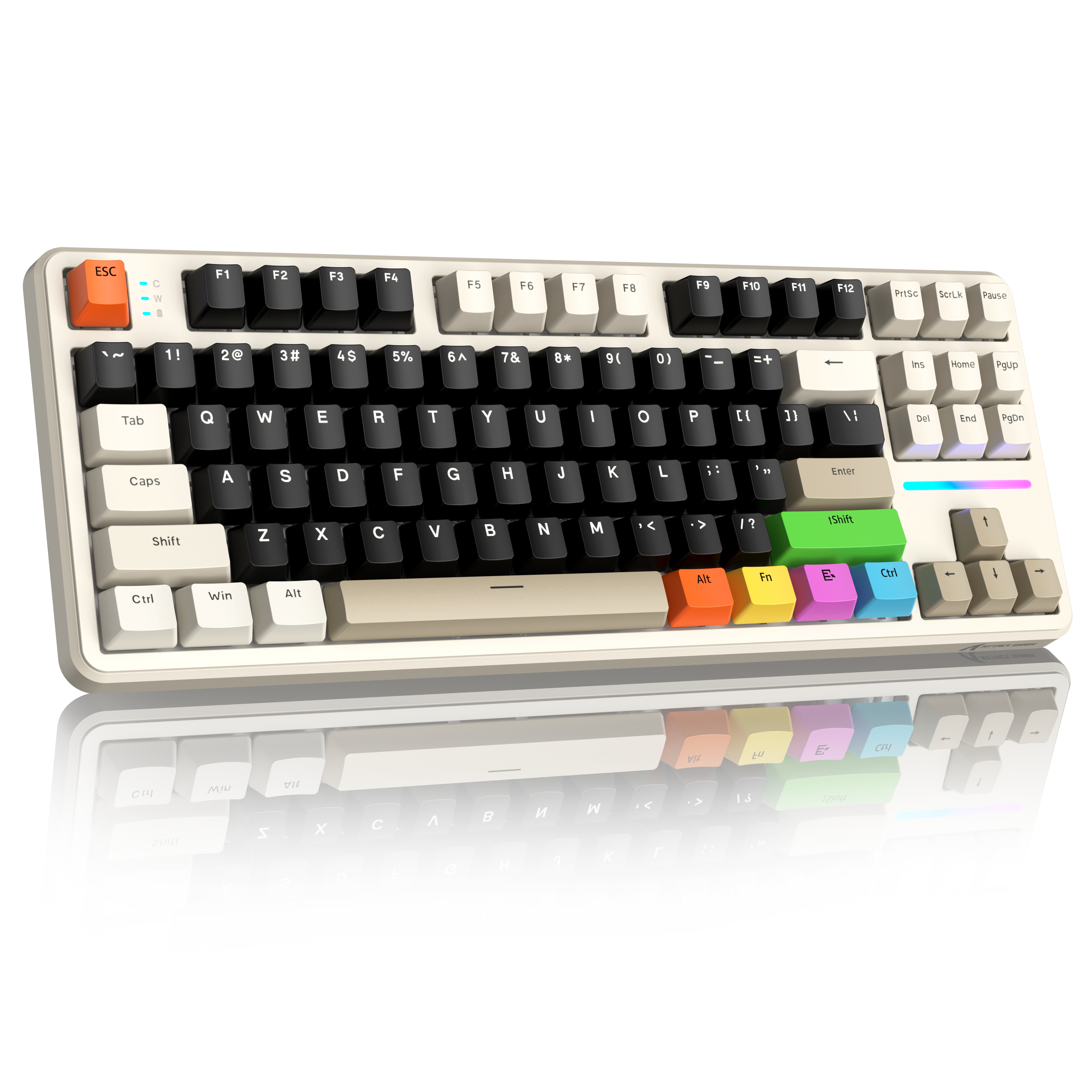 ATTACK SHARK X87 트라이모드 개스킷 기계식 키보드